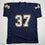 Autographed/Signed Rodney Harrison Los Angeles San Diego Navy Blue Football Jersey Beckett BAS COA
