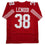 Autographed/Signed Deommodore Lenoir San Francisco Red Football Jersey Beckett BAS COA