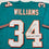 Autographed/Signed Ricky Williams Smoke Weed Everyday Miami Teal Football Jersey Beckett BAS COA
