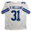 Autographed/Signed Roy Williams Dallas White Football Jersey Beckett BAS COA