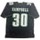 Autographed/Signed Jihaad Campbell Philadelphia Black Football Jersey Beckett BAS COA