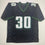 Autographed/Signed Jihaad Campbell Philadelphia Black Football Jersey Beckett BAS COA