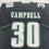 Autographed/Signed Jihaad Campbell Philadelphia Black Football Jersey Beckett BAS COA