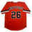 Autographed/Signed John Montefusco 1975 NL ROY San Francisco Orange Baseball Jersey Beckett BAS COA