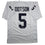 Autographed/Signed Jahan Dotson Penn State White College Football Jersey Beckett BAS COA