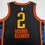 Autographed/Signed Shai Gilgeous-Alexander SGA Oklahoma City OKC Thunder Black City Edition Authentic Basketball Jersey JSA COA