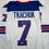 Autographed/Signed Brady Tkachuk USA United States 2026 Olympics Gold Medal White Hockey Jersey JSA COA