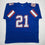 Autographed/Signed Fred Taylor 96 National Champs Florida Blue College Football Jersey Beckett BAS COA
