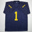 Autographed/Signed Roman Wilson Michigan Blue College Football Jersey Beckett BAS COA