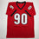 Autographed/Signed Elijah Griffin Georgia Red College Football Jersey JSA COA