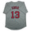 Autographed/Signed Alex Cora Boston Grey Baseball Jersey JSA COA