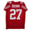 Autographed/Signed Ji'Ayir Brown San Francisco Red Football Jersey Beckett BAS COA
