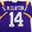 Autographed/Signed Michael Clayton LSU Purple College Football Jersey JSA COA