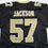 Autographed/Signed Rickey Jackson New Orleans Black Football Jersey Beckett BAS COA