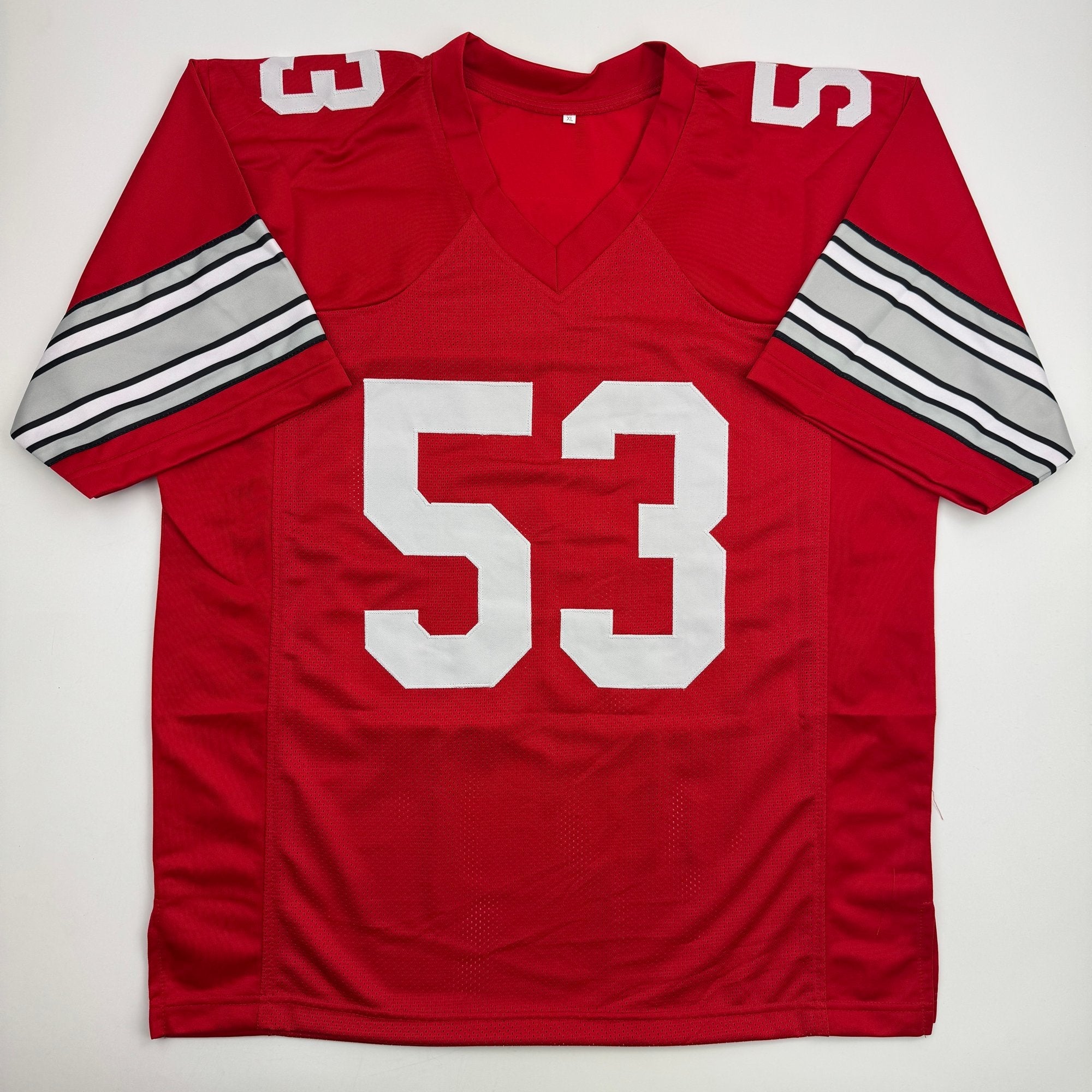 Autographed/Signed Randy Gradishar Ohio State Red College Football Jersey JSA COA