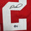 Autographed/Signed Denzel Ward Ohio State Red College Football Jersey Beckett BAS COA