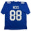 Autographed/Signed Hakeem Nicks New York Blue Football Jersey Beckett BAS COA
