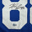 Autographed/Signed Hakeem Nicks New York Blue Football Jersey Beckett BAS COA