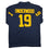 Autographed/Signed Bryce Underwood Michigan Blue College Football Jersey JSA COA