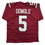 Autographed/Signed Rico Dowdle South Carolina Maroon College Football Jersey JSA COA