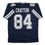 Autographed/Signed Patrick Crayton Dallas Blue Football Jersey JSA COA