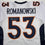 Autographed/Signed Bill Romanowski Denver White Football Jersey Beckett BAS COA