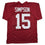 Autographed/Signed Tyler Ty Simpson Alabama Red College Football Jersey Beckett BAS COA