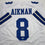 Autographed/Signed Troy Aikman Dallas White Football Jersey Beckett BAS COA