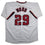 Autographed/Signed James Wood Washington White Baseball Jersey Beckett BAS COA