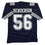Autographed/Signed Thomas Henderson Dallas Blue Football Jersey JSA COA