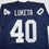 Autographed/Signed Jesse Luketa Penn State Blue College Football Jersey JSA COA