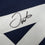 Autographed/Signed Jesse Luketa Penn State Blue College Football Jersey JSA COA