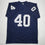 Autographed/Signed Jesse Luketa Penn State Blue College Football Jersey JSA COA