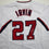 Autographed/Signed Jake Irvin Washington White Baseball Jersey JSA COA