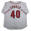 Autographed/Signed Nick Lodolo Cincinnati White Baseball Jersey Beckett BAS COA