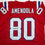 Autographed/Signed Danny Amendola New England Red Retro Football Jersey JSA COA