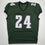 Autographed/Signed Andrew Mukuba Philadelphia Midnight Green Pro Cut Football Jersey JSA COA