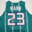 Autographed/Signed Tre Mann Charlotte Teal Basketball Jersey Beckett BAS COA