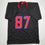 Autographed/Signed Cade Stover Houston Black Football Jersey Beckett BAS COA