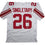 Autographed/Signed Devin Singletary New York White Football Jersey Beckett BAS COA