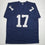 Autographed/Signed Arnold Ebiketie Penn State Blue College Football Jersey JSA COA
