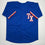 Autographed/Signed Evan Carter Texas Blue Baseball Jersey Beckett BAS COA