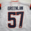 Autographed/Signed Dre Greenlaw Denver White Pro Cut Football Jersey Beckett BAS COA