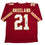 Autographed/Signed Bashaud Breeland Kansas City Red Football Jersey JSA COA