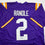 Autographed/Signed Rueben Randle LSU Purple College Football Jersey Beckett BAS COA