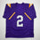 Autographed/Signed Rueben Randle LSU Purple College Football Jersey Beckett BAS COA
