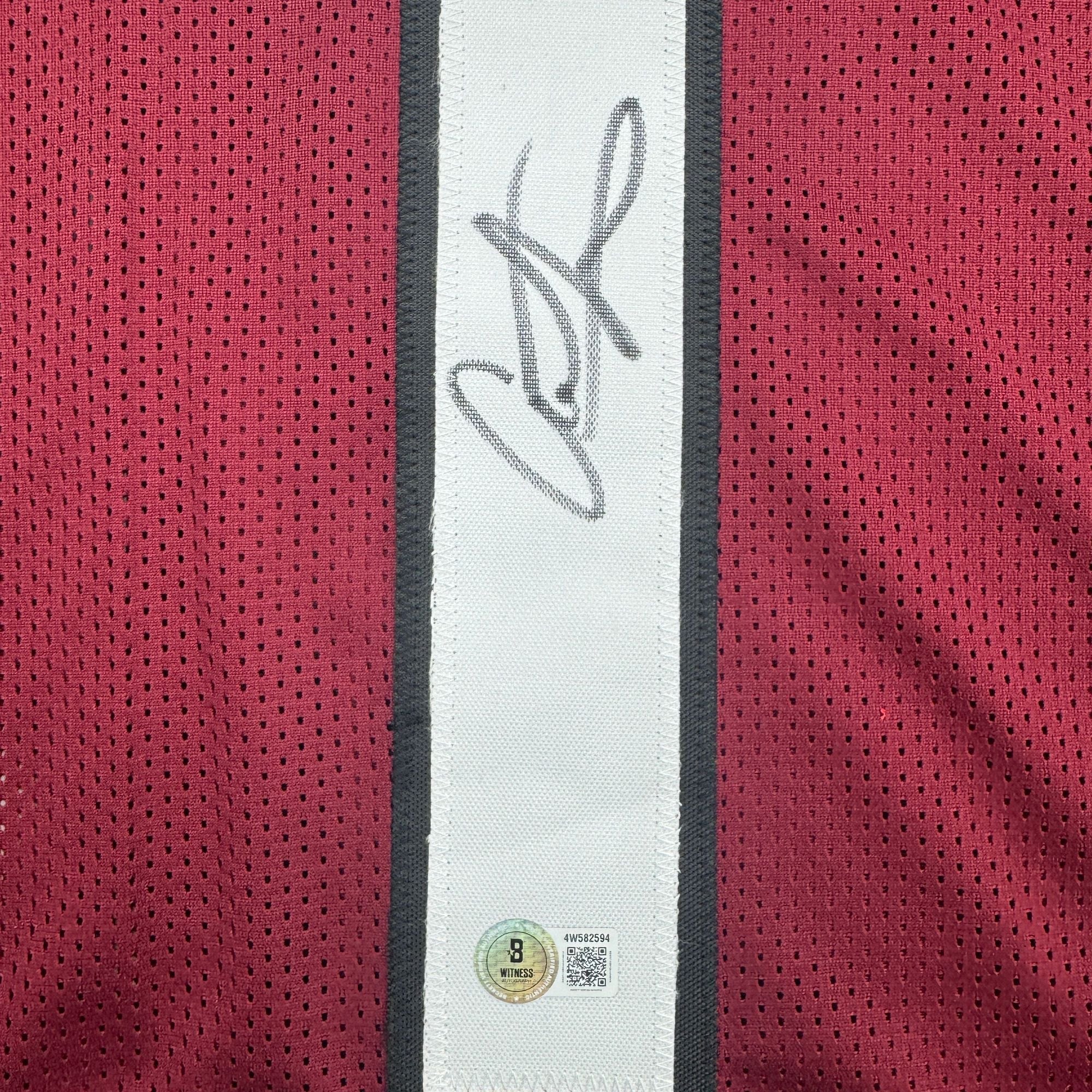 Autographed/Signed Alshon Jeffery South Carolina Maroon College Football Jersey Beckett BAS COA