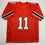 Autographed/Signed Carson Beck Miami Orange College Football Jersey Beckett BAS COA