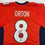 Autographed/Signed Kyle Orton Denver Orange Football Jersey Beckett BAS COA