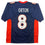 Autographed/Signed Kyle Orton Denver Blue Football Jersey Beckett BAS COA
